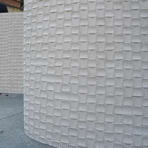 Mosaïque de travertin imperméable, carreaux muraux souples en pierre naturelle pour panneau mural intérieur/extérieur, pierre naturelle, ciment, <span class=keywords><strong>calcaire</strong></span> - Product Image 2