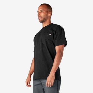 เสื้อยืด<span class=keywords><strong>แขน</strong></span>สั้นผ้าเฮเทอร์รี่หนาน้ำหนักมากสไตล์วินเทจสำหรับผู้ชาย มีกระเป๋าเสื้อ - Product Image 5