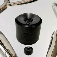 Diffuseur d'aromathérapie pour véhicule avec tête de pulvérisation métallique, plusieurs modes marche/arrêt, alimentation USB, évaporation naturelle des odeurs