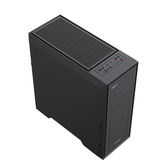 GAMEMAX Titan Silent 2 ATX Full Tower PC Gaming Workstation Computer Case with Fan Stock Steel