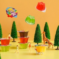 Bonbons gélifiés aux fruits assortis Minicrush, boîte en forme de voiture rose, emballage en pot, jouet pour filles