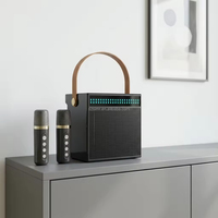 Enceinte de karaoké portable avec micro et Bluetooth, enceintes de fête professionnelles sans fil, enceinte de karaoké Bluetooth portable 833