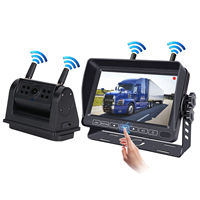Caméra de recul pour voiture Firecore HX-703, nouvelle caméra de recul pour voiture avec écran, vision nocturne 720P, caméra de recul sans fil pour véhicule