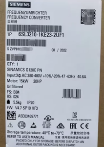 Variador de Frecuencia Variable (VFD) Trifásico 6SL3210 1KE23 2UF1 G120C 15kW PROFINET Sin Filtro Integrado STO Safety 380 480V Compacto - Product Image 6