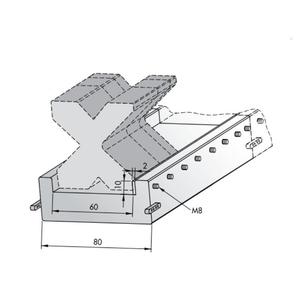 Presse plieuse Multi V Die - Ensemble d'outils universels de poinçonnage et de matrice pour machine de pliage - Product Image 6