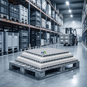 Panel <span class=keywords><strong>Alveolar</strong></span> de PP, <span class=keywords><strong>Lámina</strong></span> de Plástico Corrugado Ligero para Embalaje Industrial, Logística de Almacenes y Distribución - Product Image 2