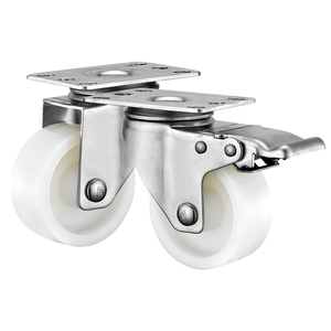 75Mm 100Mm 125Mm Middelzware Roestvrijstalen Nylon Wielen Industriële <span class=keywords><strong>Trolley</strong></span> Wielen - Product Image 3