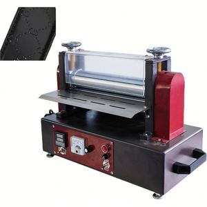 Automatic <b>Small</b> Heating Leather Edge Folding Strip <b>Drawing</b> Leather Skiving Machine with Motor - Product Image 6