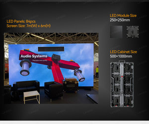 จอแสดงผล LED ขนาดใหญ่กันน้ำสำหรับเช่าใช้งานบนเวที  ราคาสำหรับคอนเสิร์ต P2.9 P3.9 จอ LED สำหรับเช่าใช้งานกลางแจ้ง - Product Image 6