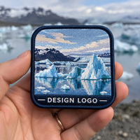Patchs brodés personnalisés APEX avec logo et motif de marque, thermocollants, haute densité, 3D, design sur mesure