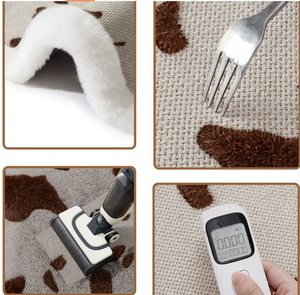 Pet feeding <b>mat</b> <b>cat</b> and dog meal <b>mat</b> anti slip and absorbent dog cage <b>cat</b> sleeping <b>mat</b> plush cushion - Product Image 5