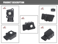 Capteur de position du papillon des gaz TPS pour Cummins 1697269C91 2603893C91 131973 1785206 1742594