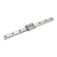 Pièces de machine CNC HLTNC MGN7 MGN9 MGN12 MGN15 MGN20, rail de guidage linéaire miniature en acier inoxydable et bloc coulissant