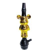 Petit Ours Forme Narguilés Résine Shisha Narguilés Ensemble Sheesha Nargile Usine En Gros Shisha