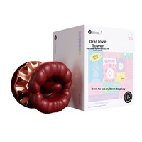 Vibrateur lingual Mystery Lady Oral Love Flower Licking Tongue, vibrateur à succion pour homme, lèvres rouges, pour femme
