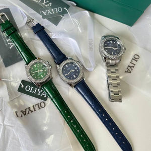 Reloj Oliya 6866l, Nuevo Modelo de Moda para Mujer, Reloj de Cuarzo con Correa de Cuero PU para Chica, Resistente al Agua, Reloj de Diamantes para Mujer - Product Image 6