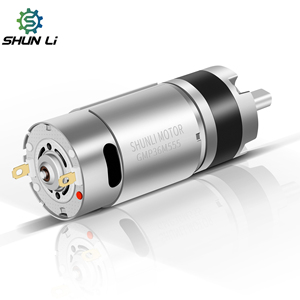 Shunli 36 Mét CE chứng nhận mô-men xoắn cao rpm thấp 12 24 Volt khoan nam châm vĩnh cửu DC bánh răng mô-men xoắn điện động cơ 10nm - Product Image 2