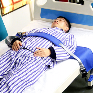Cinturón de transferencia para pacientes KS, azul con tiras reflectantes, para asistencia a personas mayores y soporte de movilidad en cama - Product Image 3