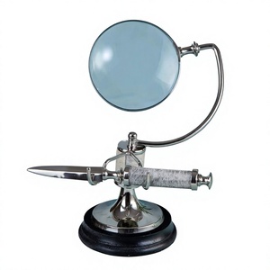 Objeto náutico decorativo de escritorio, lupa ajustable de calidad Premium y soporte para abrecartas, suministros de decoración Interior - Product Image 1