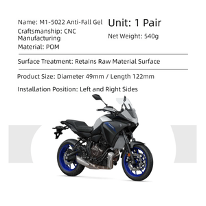 Protection anti-chute en caoutchouc pour Yamaha MT-07 <span class=keywords><strong>Tracer700</strong></span>, barre de protection anti-chute, barre de protection anti-chute avec boule de protection - Product Image 3