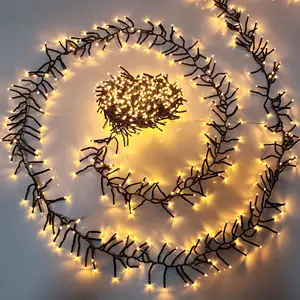 Led Firecracker Led String Light Garland Christmas Lights Compact String 480 Led Cluster Fairy Light Garland