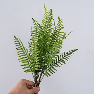 Plante artificielle en fausse fourcheuse Langxia, verdure en PVC souple, décoration de mariage, artisanat, 45 cm - Product Image 2