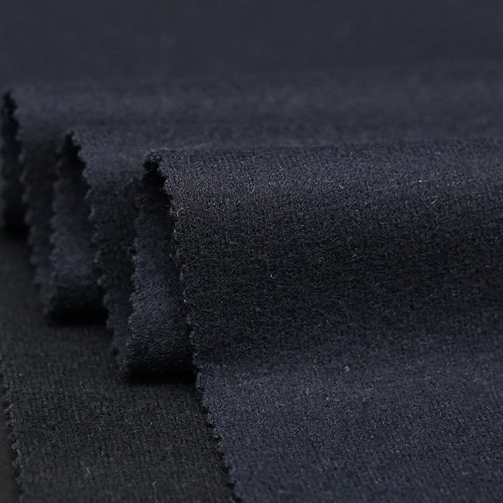 Merino Wool Knit Fabric 90%Wool 10%Nylon Jersey Fabric for Winder Inner Layer Dress Pants Suit