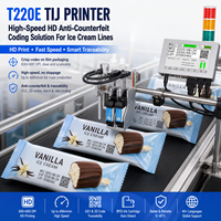 Impresora TIJ de Alta Velocidad DOCOD OEM/ODM T220E-1, Máquina de Codificación de Inyección de Tinta Térmica para Impresión de Códigos de Barras, Códigos QR, Fecha y Número de Lote
