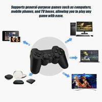 Manette de jeu USB pubg, 2.4 ghz, sans fil, de couleur noire, pour téléphone PC et télévision, android