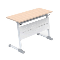 Meubles de bureau modernes, table de conférence sur mesure, table pliante longue et mobile pour les étudiants, pour les réunions en classe, l'école