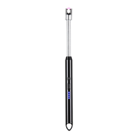 Nouveau Briquet Électronique Moderne à Arc en Acier Rechargeable par USB, avec Logo Personnalisé, pour Cigarettes, Cuisine, Camping et Barbecue