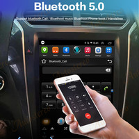 Estilo Tesla Android 13 navegación GPS para coche Carplay para Ford Explorer 2014-2019 reproductor Multimedia estéreo para coche Unidad Principal