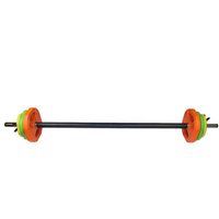 Équipement de Cross Training en Acier et PU, Ensemble de Pompes 20kg avec Colliers à Ressort, Kit d'Haltères Aérobiques pour Musculation