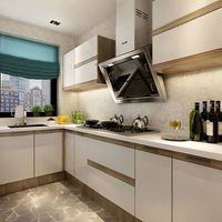 OPPOLIA Cuisine complète, ensembles de cuisine compacte, îlot central, meuble de rangement moderne, designs d'armoires de cuisine