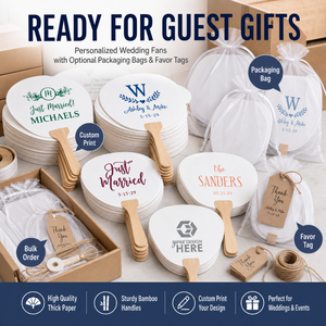 Éventails de <span class=keywords><strong>mariage</strong></span> personnalisés pour adultes, en papier et bois, pour invités, cérémonies en extérieur, cadeaux, Chine - Product Image 5