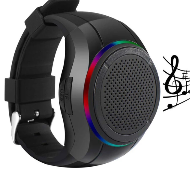 Gift U6 Watch Speaker Wrist Speaker System with Radio Stereo Hand Wear Sports MP3 Voice Control Speaker