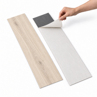 Rouleau de revêtement de sol en vinyle PVC auto-adhésif 2 mm, imperméable, imitation bois, marbre, couleur unie pour appartement et bureau