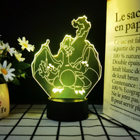 Lampe de nuit LED Anime, Lampe Galaxie, Lampe LED alimentée par USB, Décoration murale, Décoration de bureau, Lampe de chevet, Lampe de table portable rechargeable