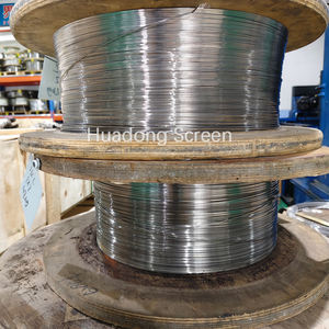 <span class=keywords><strong>Meilleur</strong></span> prix en stock, vente directe d'usine, fil en acier inoxydable et en acier au carbone Johnson <span class=keywords><strong>Wedge</strong></span> Wire pour l'industrie des filtres - Product Image 2