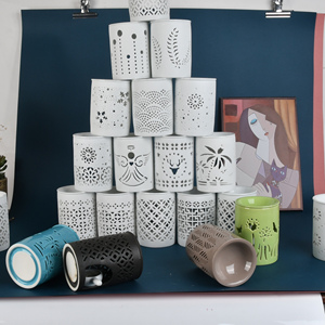 Home Hotel Decoration Candle Essential Oil Atmosphere Aromatherapy Ceramic Oil Burner <strong>Angel</strong> Pattern - Product Image 3