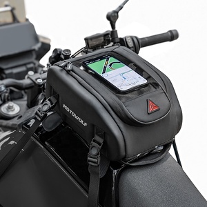 Sac de réservoir de <span class=keywords><strong>moto</strong></span> imperméable Motowolf, sac à essence magnétique grande capacité avec housse de pluie pour les voyages d'aventure - Product Image 4