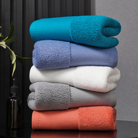 Serviettes de bain et peignoirs d'hôtel 100% coton non tissé, antimicrobiens et écologiques, épais et doux, vente en gros disponible