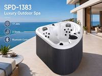Spa extérieur moderne DMAN pour salle de bain d'hôtel avec bain à remous et jets d'air, garantie 3 ans, modèle 1383