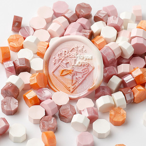 Vendita all'ingrosso della fabbrica 0.5kg ottagono sigillo di cera perline per la collezione di timbri di cera - Product Image 3