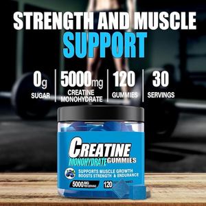 OEM Private Label creatina monoidrato Gummies <span class=keywords><strong>BCAA</strong></span> Pre allenamento Gummies aumento di peso caramelle gommose integratore palestra - Product Image 2