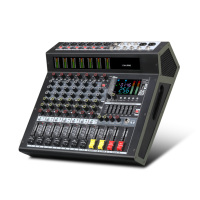 Console de mixage DJ professionnelle FX-8 PRO en métal et plastique avec effets intégrés, suppression du bruit et voix réglable pour la scène