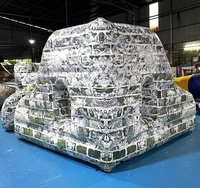 Mur gonflable en PVC pour airsoft, bunker mural