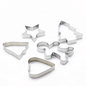 Nouvel arrivage de moules à biscuits de noël en acier inoxydable, ensemble de moules à pression, outil de timbre - Product Image 2