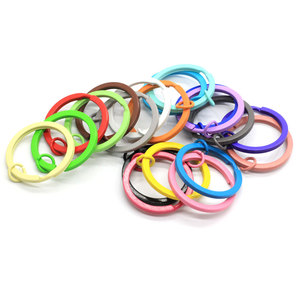 Haute Qualité Couleur Plaqué Porte-clés Anneau <span class=keywords><strong>30MM</strong></span> 100 Pièces Porte-clés Fabrication De Bijoux BRICOLAGE Accessoires Pièces Porte-clés Porte-clés - Product Image 3