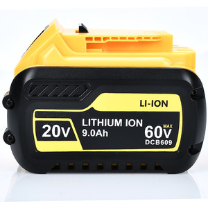 แบตเตอรี่ลิเธียมอิออน Quanchuangda 20V 9.0Ah 60V Max DCB609 สำหรับเครื่องมือไฟฟ้า - Product Image 2